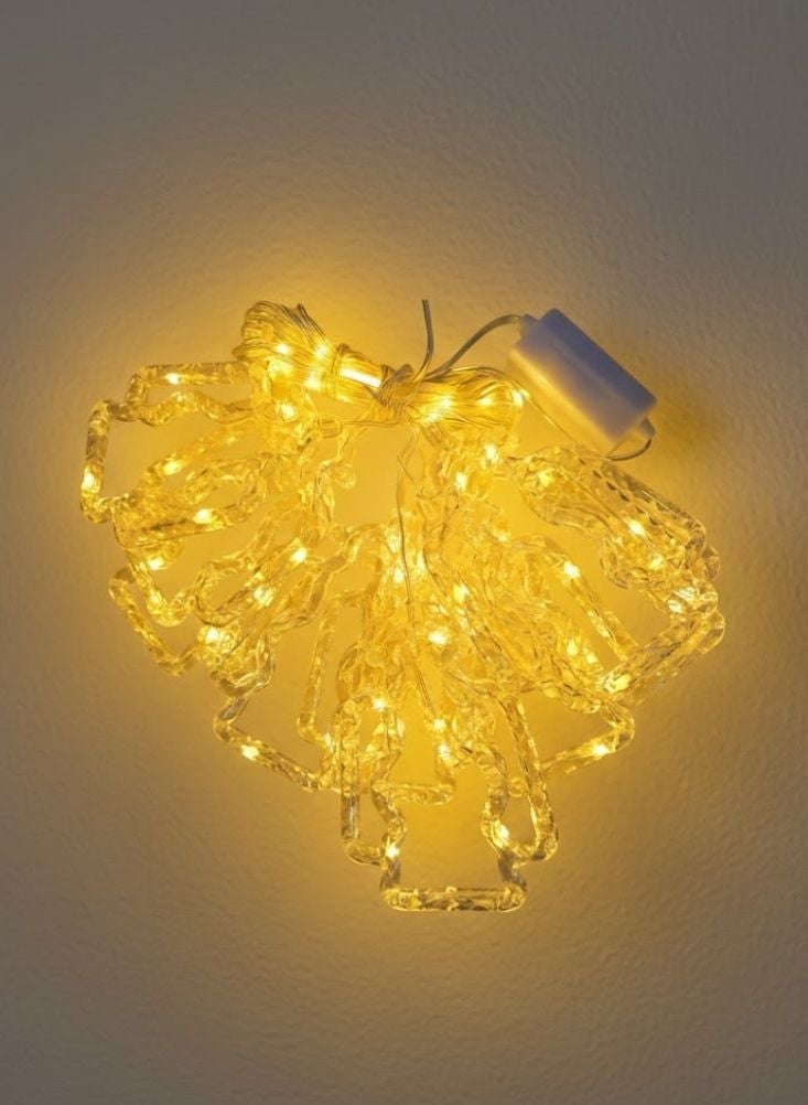 بريميم أضواء سلسلة رمضانية بلون أبيض دافئ على شكل فانوس لتزيين المنزل في رمضان - Image 2